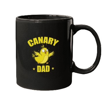 Discover Canary Bird Dad Mugs