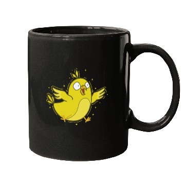 Discover Canary Bird sweet and yellow Mugs