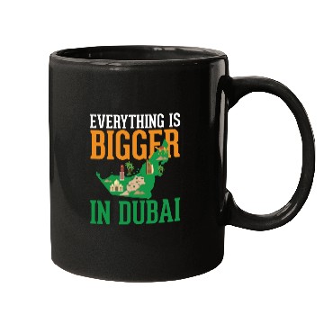 Discover Dubai Map: The City of Dreams Mugs