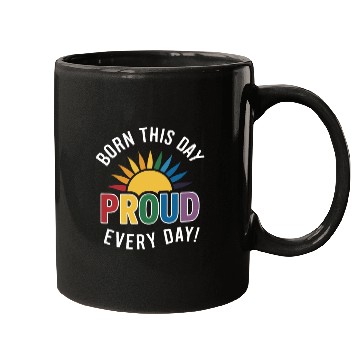 Discover Birthgay Gay Pride Flag Pride Month Equal Rights Mugs