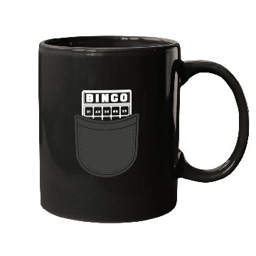 Discover Fake Pocket Bingo Player Mugs
