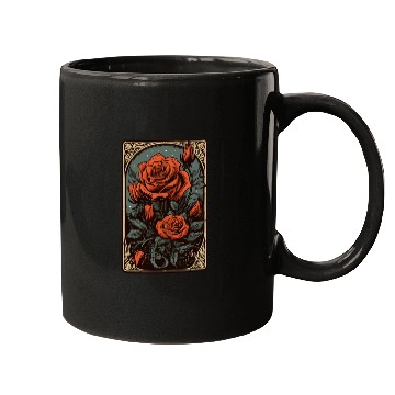 Discover Rose Tarot Card Reader Astrology Occult Mugs