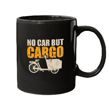 Discover No Car But Cargo Bicycle Cargobike Mugs