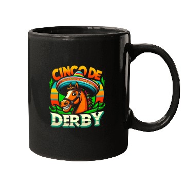 Discover cinco de derby cinco de mayo fiesta Horse Racing Mugs