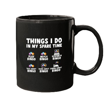 Discover Funny Bingo Player Enthusiast Mugs