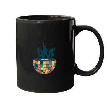 Discover Disco ball - Dancing - Groovy - Clockwork Elements Mugs