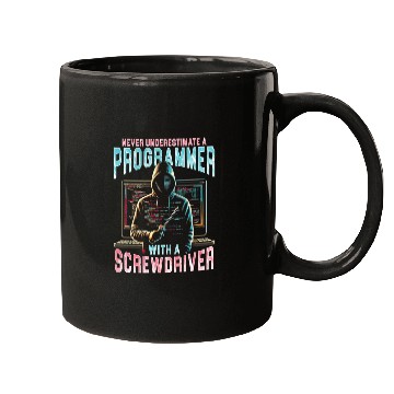 Discover Robotics Engineer Programmer With A Screwdrive Mugs