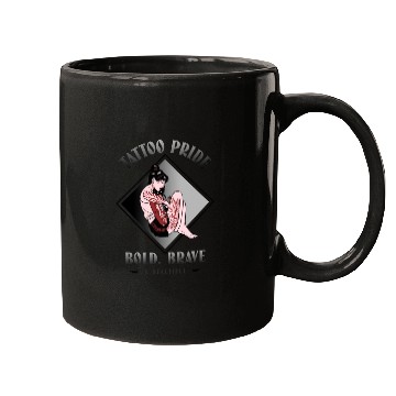 Discover Tattoo Pride - Bold Brave Beautiful Mugs