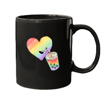 Discover Rainbow heart Mugs