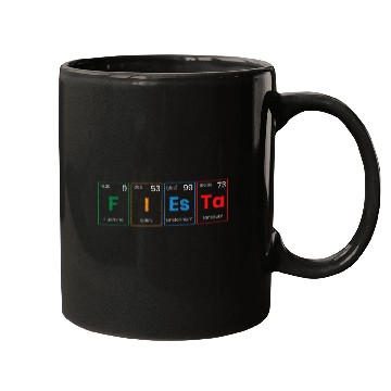 Discover Fiesta Science Teacher Student Periodic Table Mugs