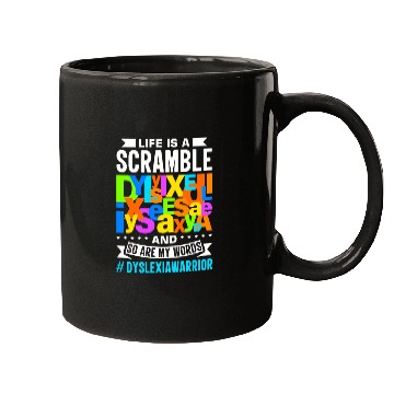 Discover Reading Disorder Design for a Dyslexia Warrior Mugs