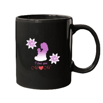 Discover I love you mom Mugs