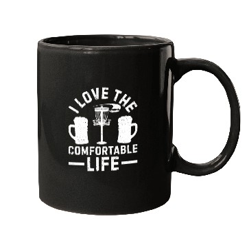 Discover Disc Golf Disc Golfing - I love the comfortable li Mugs