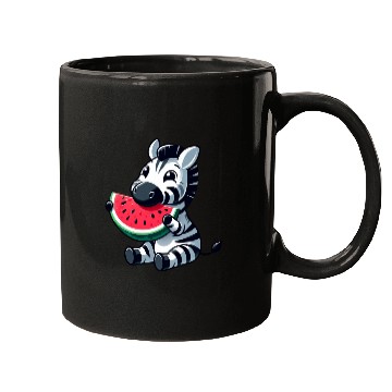 Discover Zebra melon watermelon fruit fruity Mugs