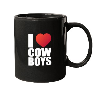 Discover I love a cowboys; country; rodeos; cowboy; western Mugs