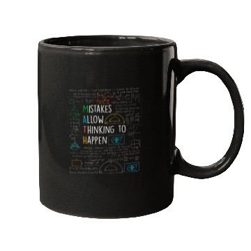 Discover Mistakes Allow Thinking to Happen Math Teacher Mugs