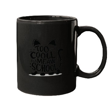 Discover Cat typography Mugs