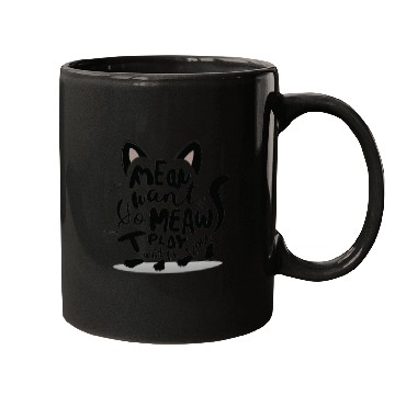 Discover Cat typography Mugs