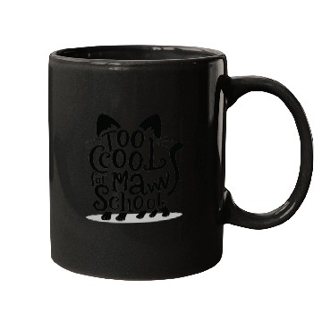 Discover Cat typography Mugs