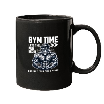 Discover gym time tiger power Mugs