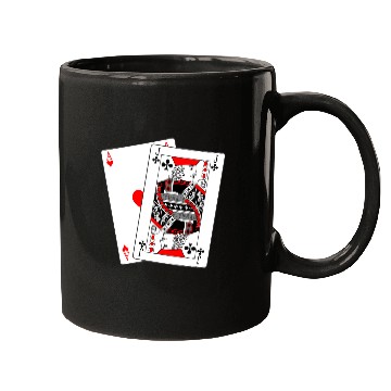 Discover Two cards Blackjack Mugs