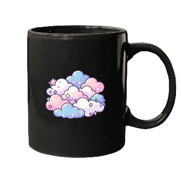 Discover Sweet Dreams: Pastel Cloudscape Mugs