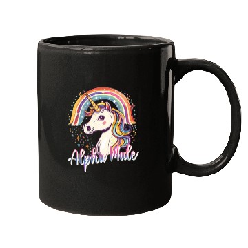 Discover Funny Alpha Male Unicorn Mugs