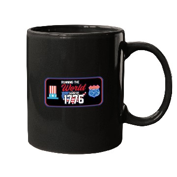 Discover RUNNING THE WORLD SINCE 1776 Mugs