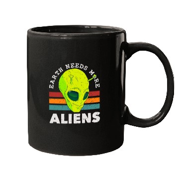 Discover Alien, Aliens, UFO, UAP, Space Unknown Flight Mugs