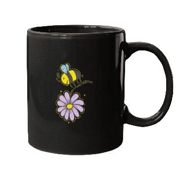 Discover Bee with Flower Animals Nature Beekeeper Mugs