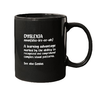 Discover Dyslexia Noun Definition Dyslexia Apraxia Mugs
