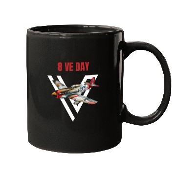 Discover P15 Spitfire 8VE day Mugs