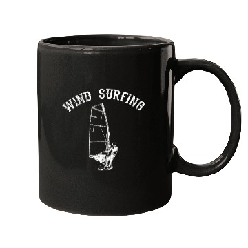 Discover Wind Surfing Mugs
