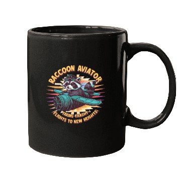 Discover Raccoon Aviator Mugs
