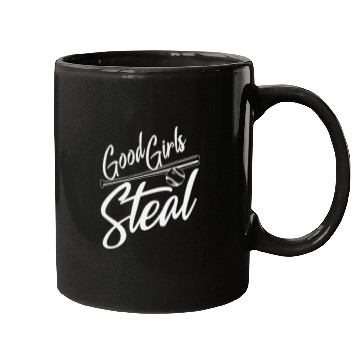 Discover Softball Art Good Girls Steal Baseball Pitcher Mugs