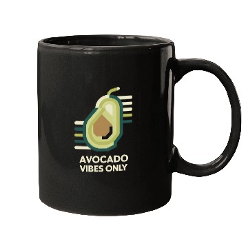 Discover Avocado Vibes Only Mugs
