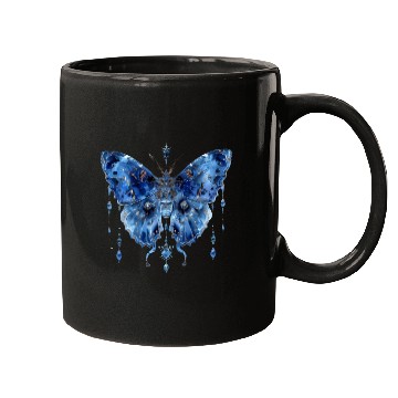 Discover Watercolor Celestial Butterfly Mugs