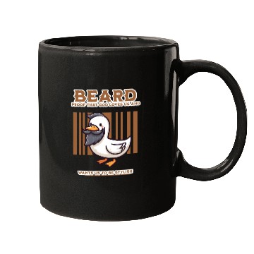 Discover Beautiful Beard Duck Mugs