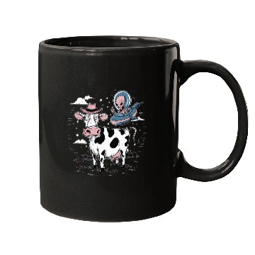 Discover Alien UFO Cow Mugs