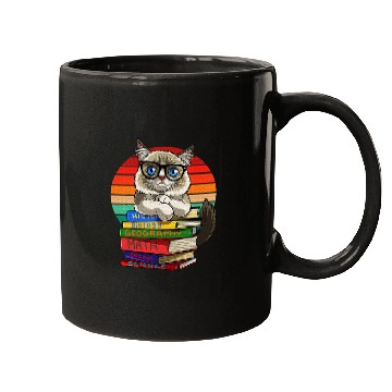 Discover Ragdoll Cat Back To School Bookworm Mugs