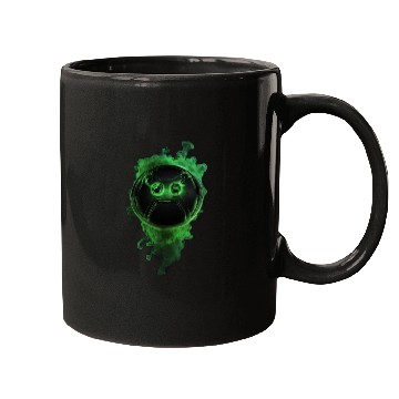 Discover Green Neon Xbox Print Mugs