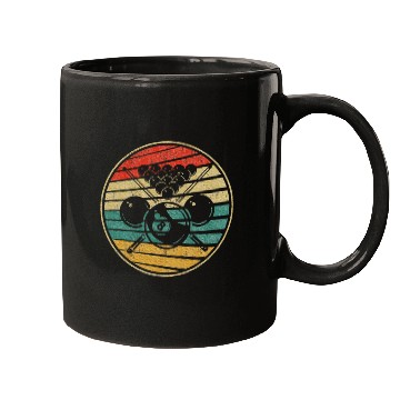 Discover Pool Player Gift 70s 80s Billiards Lover Mugs