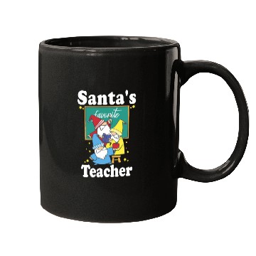Discover Christmas Elfs Gnomes Santas Teacher Mugs