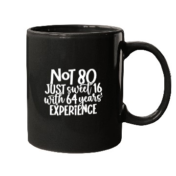 Discover Saying 80 Years Birthday Mugs