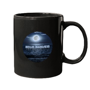 Discover Hello Darkness My Old Friend Mugs