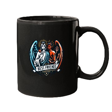Discover Best Friends Forever: Angel & Devil Mugs