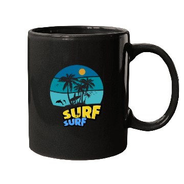 Discover Summer Surf, Surfing , Beach vibes, Summer Mugs