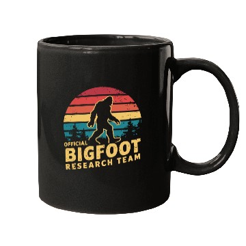 Discover Official Bigfoot Research Team Sasquatch Yeti Mugs