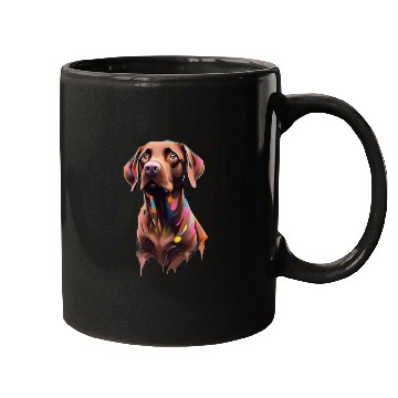 Discover "Beau" Chocolate Labrador Retriever, Dog, Puppy Mugs
