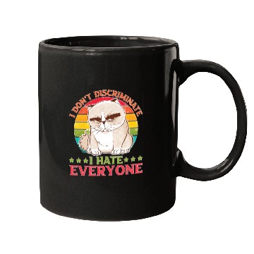 Discover I Don't Discriminate I Hate Everyone 27 Mugs